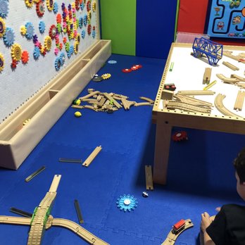 Peek-a-Boo Factory - Train and gear fun in the toddler area - Indoor Playcenter Near Me - Daly City, California