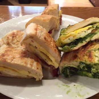 Cafecito - Egg and cheese and egg and chimmichurri breakfast sandwiches - Coffee & Tea Near Me - Chicago, Illinois