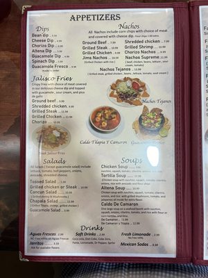 Menu photo 7 El Tapatio Mexican Restaurant Chattanooga, TN