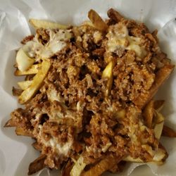 The Wagon Wheel - Cheese steak fries! were delicious but ask for some sauce in them and even better!