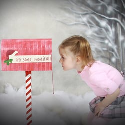...Worth A 1000 Words - Kaylee enjoying our winter wonderland theme.
