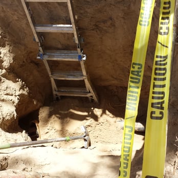 Empire Plumbing - This was 9-10 foot hole to get to our pipe. - Plumbing Near Me - Lancaster, California