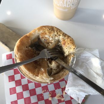 The Kookaburra - Tasted a little old, maybe frozen? Tooo much dough. Thinking the "crustless" version may have been better. The coffee however was spot-on! - Coffee & Tea Near Me - St. Augustine Beach, Florida