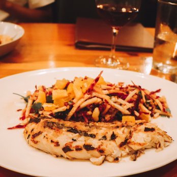 Passionfish - Rockfish + jicama-mint salad + spicy nuoc cham + rice crisps/cashews - Seafood Near Me - Pacific Grove, California Passionfish - Rockfish + jicama-mint salad + spicy nuoc cham + rice crisps/cashews - Seafood Near Me - Pacific Grove, California