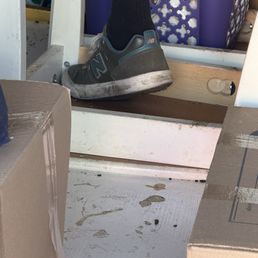 Urine and feces covering every surface.