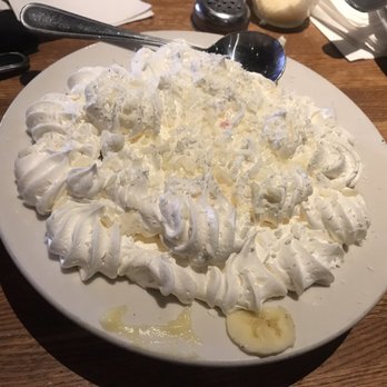 Copper River Grill - White Chocolate & Banana Pudding - aka a bowl of whipped cream. - American Near Me - Greer, South Carolina