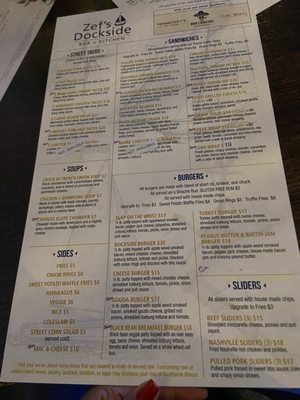 Menu photo 1 Zef’s Dockside Bar & Kitchen St Clair Shores, MI Menu photo 1 Zef’s Dockside Bar & Kitchen St Clair Shores, MI