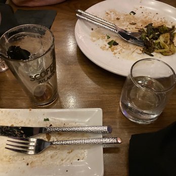 Thrive - Plates that have sat in front of us for 20 minutes. - New American Near Me - Atlanta, Georgia
