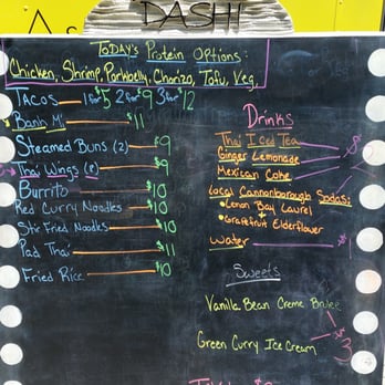 Dashi - On the menu today. - Food Trucks Near Me - North Charleston, South Carolina