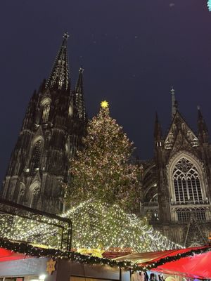Christmas market at Cologne Cathedral by null