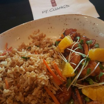 P.F. Chang's - Orange shrimp with fried rice - Chinese Near Me - Rancho Cucamonga, California