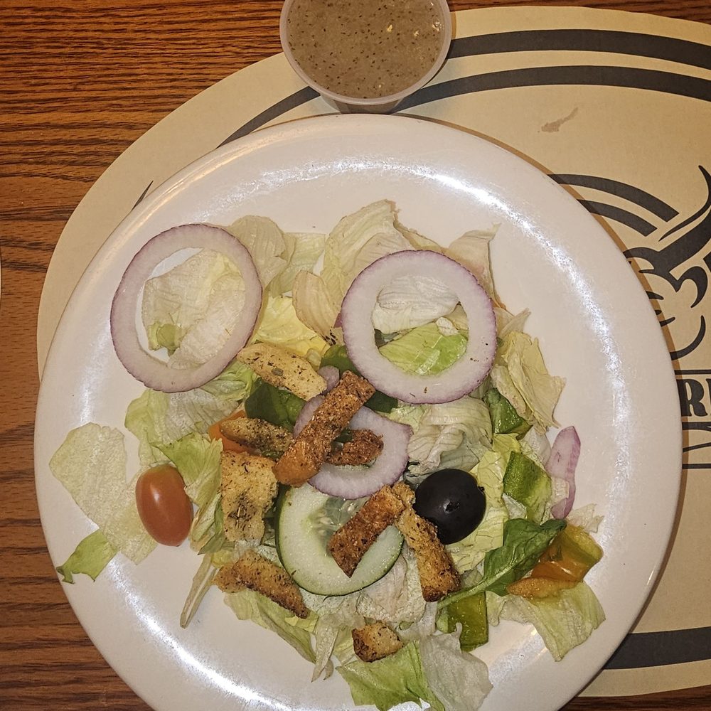 Beef'n Barrel - A house salad with the house, delicious poppy seed dressing - Steakhouses Near Me - Olean, New York Beef'n Barrel - A house salad with the house, delicious poppy seed dressing - Steakhouses Near Me - Olean, New York