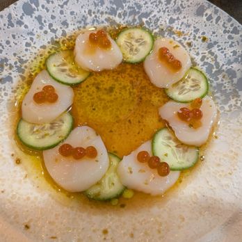 Kasa Rin - Hokkaido Scallop Carpaccio - Japanese Near Me - Los Angeles, California Kasa Rin - Hokkaido Scallop Carpaccio - Japanese Near Me - Los Angeles, California