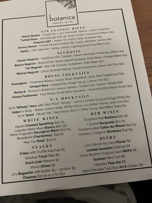 Menu photo 2 Botanica Portsmouth, NH