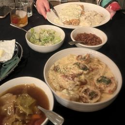 Chicken Fried Steak, Chicken Florentine, Cabbage Soup Chicken Fried Steak, Chicken Florentine, Cabbage Soup