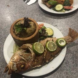 Red Snapper and Mofongo Red Snapper and Mofongo