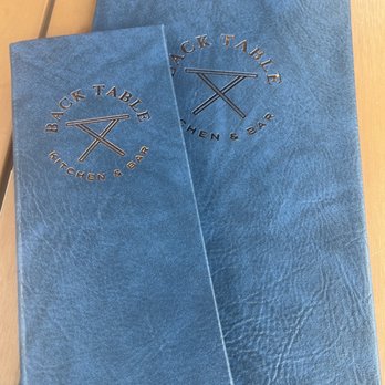 Back Table Kitchen & Bar - Menu covers - Bars Near Me - The Woodlands, Texas