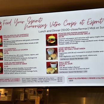 Salmon N Bannock On The Fly - Menu. Feed Your Spirit. - Diners Near Me - Richmond, British Columbia Salmon N Bannock On The Fly - Menu. Feed Your Spirit. - Diners Near Me - Richmond, British Columbia
