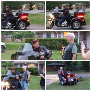 Pensacola Harley-Davidson - PawPaw teaching grandson to ride a Harley. - Motorcycle Dealers Near Me - Pensacola, Florida Pensacola Harley-Davidson - PawPaw teaching grandson to ride a Harley. - Motorcycle Dealers Near Me - Pensacola, Florida