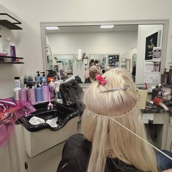 Hair Connection - Installation of weft - Hair Salons Near Me - Claremont, California