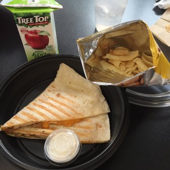 Fresh Millions Restaurant - Kid's chicken quesadilla is a very good deal! $4.95. Comes with 4 slices of quesadilla, apple juice, and a bag of chips. - Sandwiches Near Me - Dublin, California
