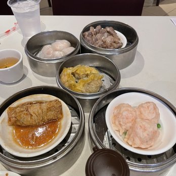 Gourmet Inspirations - Tofu pork roll, pork dumpling, shrimp ball, har gow - Dim Sum Near Me - Wheaton, Maryland