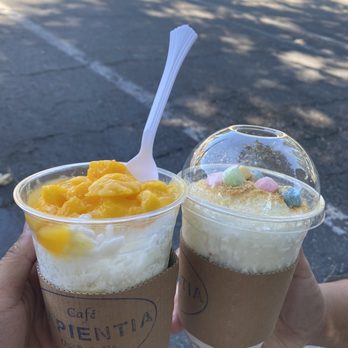 Cafe Sapientia - Mango Snow Creme and Origina Snow Creme - Coffee & Tea Near Me - Oak Park, California