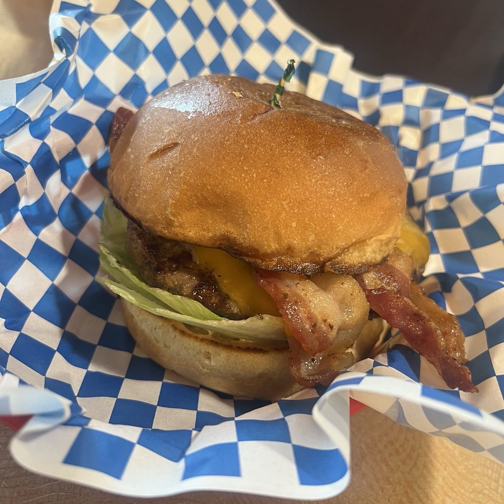 Yanni's Best Charbroiled - Avocado Bacon Cheeseburger - Burgers Near Me - Fillmore, California Yanni's Best Charbroiled - Avocado Bacon Cheeseburger - Burgers Near Me - Fillmore, California