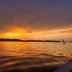 Village of Irvington - Sun setting over the Hudson - 6/10/2021