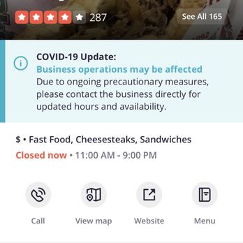 Philly's Best - The hours for this business I left a review 39 minutes ago and now it's 9:28 PM on Wednesday, May 15, 2020 - Fast Food Near Me - Encino, California Philly's Best - The hours for this business I left a review 39 minutes ago and now it's 9:28 PM on Wednesday, May 15, 2020 - Fast Food Near Me - Encino, California
