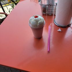 Morelli's Gourmet Ice Cream & Desserts - My $7.00 plus tip milkshake