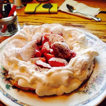 The Oak Table Cafe - Strawberry Waffle! - Breakfast & Brunch Near Me - Sequim, Washington