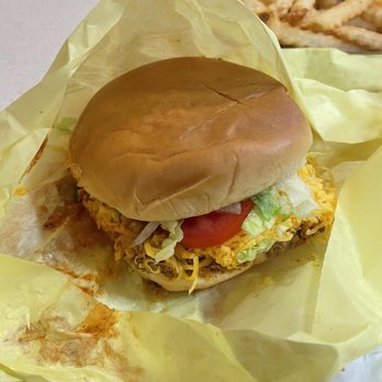 Del Taco - Huge Bun Taco with extra red sauce - Fast Food Near Me - Barstow, California