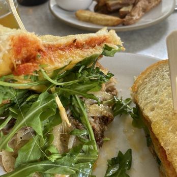 The Pure and Proper - Duck confit grilled cheese to die for - New American Near Me - Black Mountain, North Carolina The Pure and Proper - Duck confit grilled cheese to die for - New American Near Me - Black Mountain, North Carolina