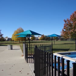Shades inside the Swimming Pool area