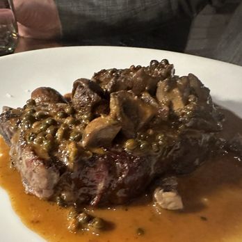 Forty Nine Forty - 21 day dry aged ribeye au poivre - New American Near Me - Corrales, New Mexico