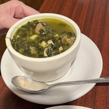 Mrs. Robino's Restaurant - Italian Wedding Soup. With the tiny cubes of omelette, just like mom's. - Italian Near Me - Wilmington, Delaware Mrs. Robino's Restaurant - Italian Wedding Soup. With the tiny cubes of omelette, just like mom's. - Italian Near Me - Wilmington, Delaware