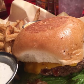 Spoons Cafe - Cheeseburger with bacon (LOTS of bacon!! ) - American Near Me - McKinney, Texas