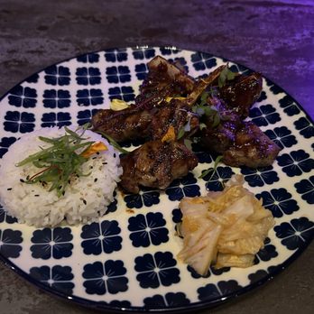 JK by Chef King - Lamb chops with rice and kimchi - Modern European Near Me - Oklahoma City, Oklahoma JK by Chef King - Lamb chops with rice and kimchi - Modern European Near Me - Oklahoma City, Oklahoma