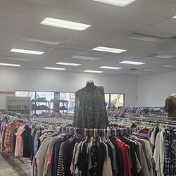 Sonoma Thrift Store - Clothing section