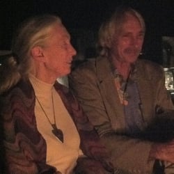 Bruce Parker, DC - Evening camp fire with Jane