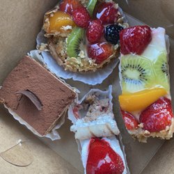 International Bakery - Tiramisu, fruit tart, Black Forest cake, fruit cake