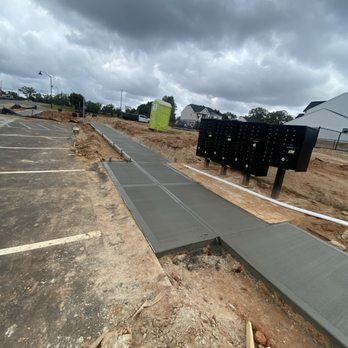 Richy's Concrete Services - Residential sidewalks formed poured and finished with control joints!! - Masonry/Concrete Near Me - Greer, South Carolina