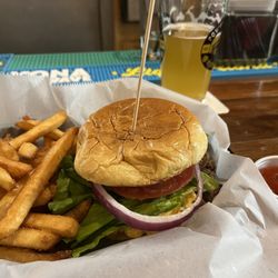 Queen City Bites & Crafts - Amazing pimento cheese bacon burger