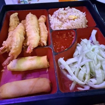 Jin's Garden - Shrimp Tempura Bento Box. - Chinese Near Me - Stafford, Virginia Jin's Garden - Shrimp Tempura Bento Box. - Chinese Near Me - Stafford, Virginia