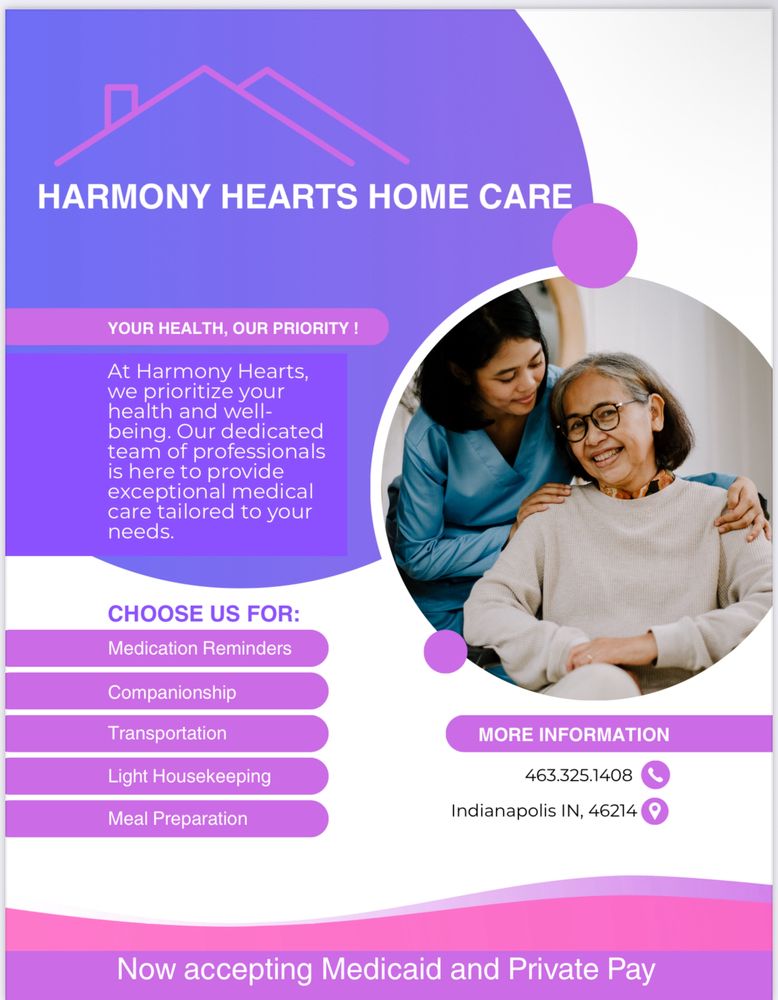 Harmony Hearts Home Care - home care agency in Indianapolis, IN