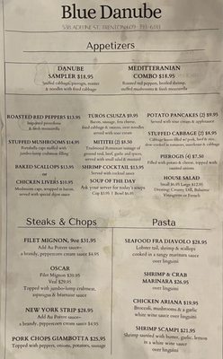 Menu photo 4 Blue Danube Restaurant Trenton, NJ Menu photo 4 Blue Danube Restaurant Trenton, NJ