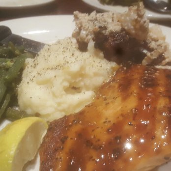 Blue Marlin - surf & turf: salmon teriyaki and filet mignon (special request) - Seafood Near Me - Columbia, South Carolina Blue Marlin - surf & turf: salmon teriyaki and filet mignon (special request) - Seafood Near Me - Columbia, South Carolina