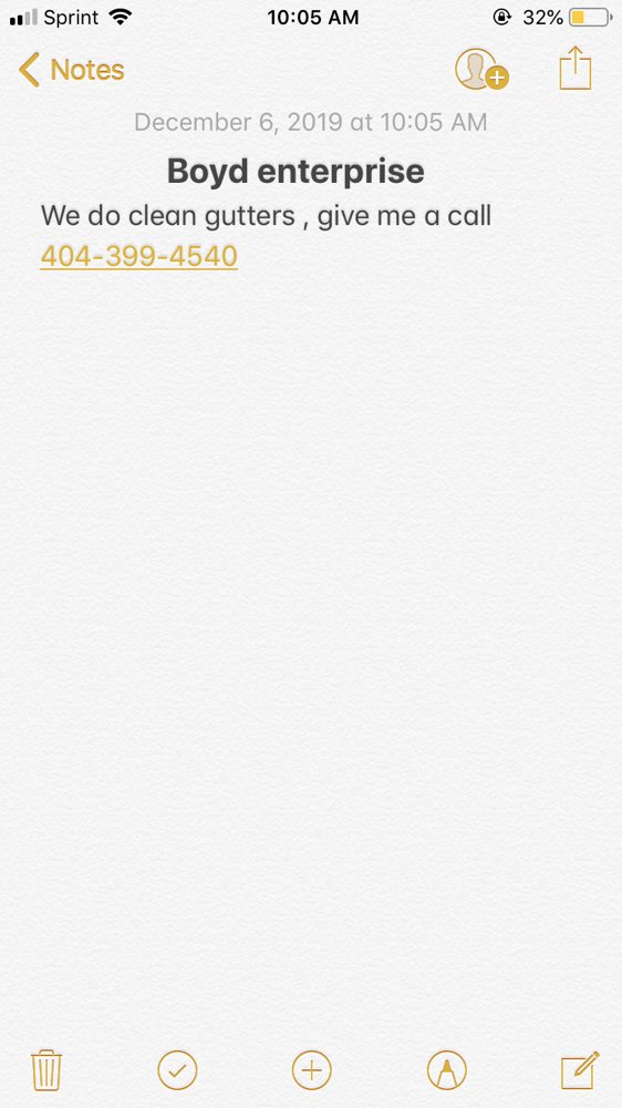 Slide of Boyd Enterprises