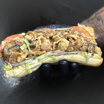 Pete's Hoagie Roller - Chicken Hoagie-Grilled and chopped chicken, caramelized onions, sauteed mushrooms on a Costanzo Roll - Pop-Up Restaurants Near Me Pete's Hoagie Roller - Chicken Hoagie-Grilled and chopped chicken, caramelized onions, sauteed mushrooms on a Costanzo Roll - Pop-Up Restaurants Near Me